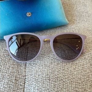 Ray-Ban Lavender Sunglasses with Gold Accent